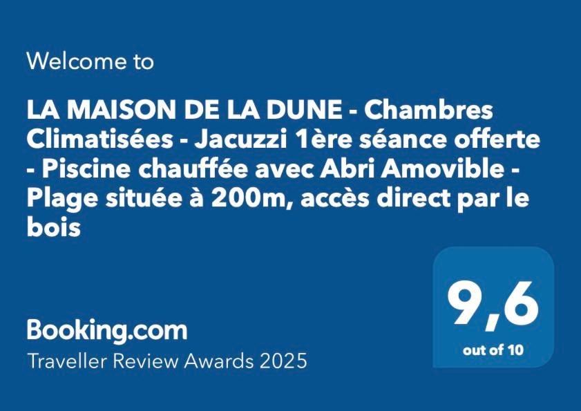 LA MAISON DE LA DUNE - Jacuzzi 1ère séance offerte - Piscine chauffée avec Abri Amovible - Plage située à 200m, accès direct par le bois - Borne VE Hotel La Couarde-sur-Mer Exterior foto